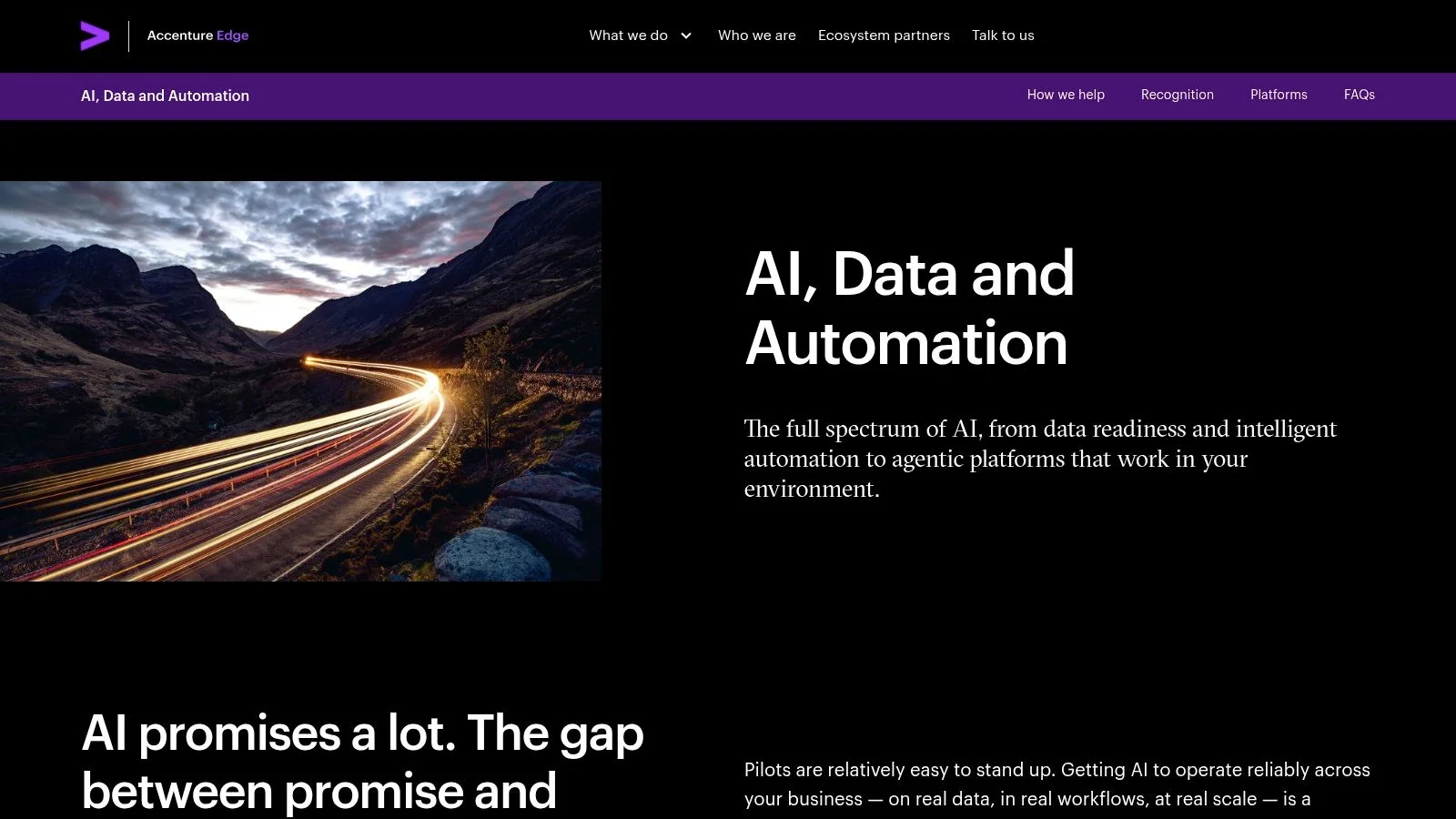 Accenture (Applied Intelligence, AI, Data & Automation)