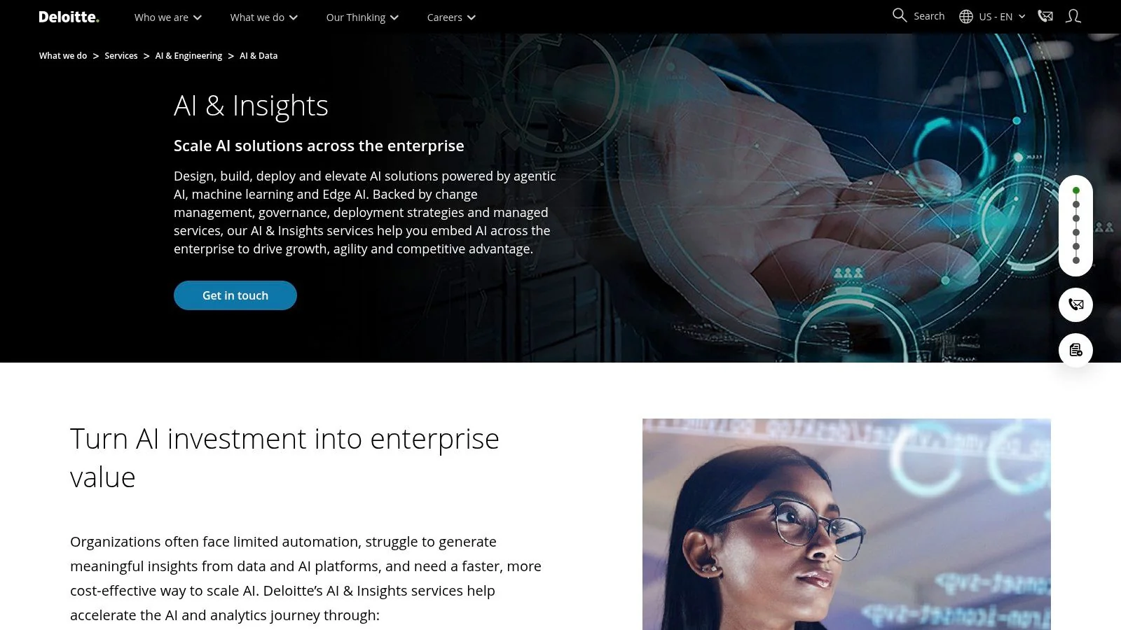 Deloitte (AI & Insights, Intelligent Automation)